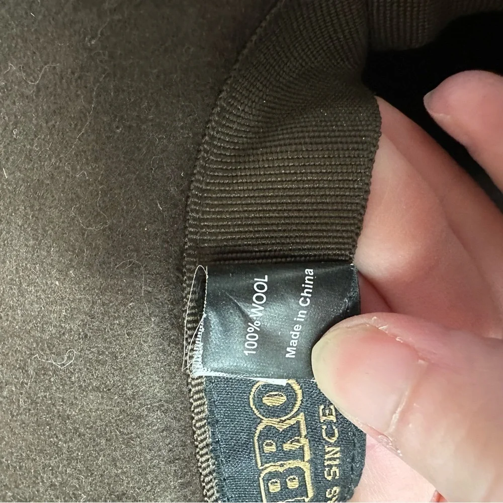 Goorin Bros floppy wool fedora hat women’s medium brown western